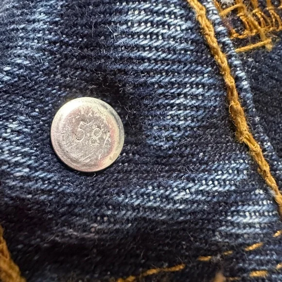 VTG 90s Levi’s Orange Tab Denim Shorts 951 Relaxed Fit Size 12 Jorts - Picture 5 of 11